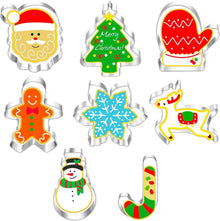 Ausstechformen Weihnachten Edelstahl Keks Dekoration 8 Stück