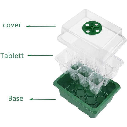 Gewächshaus Klein Indoor Gewächshaus 3 Stück Anzucht Set