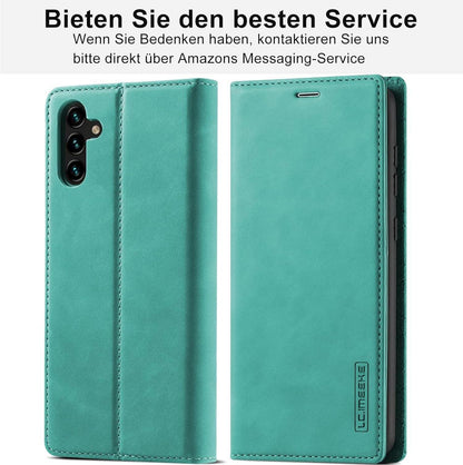 Ailicici Samsung Galaxy A14 Hülle Leder Wallet Case green
