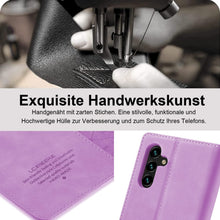 Samsung Galaxy A14 Handyhülle Leder Brieftasche Flip Wallet