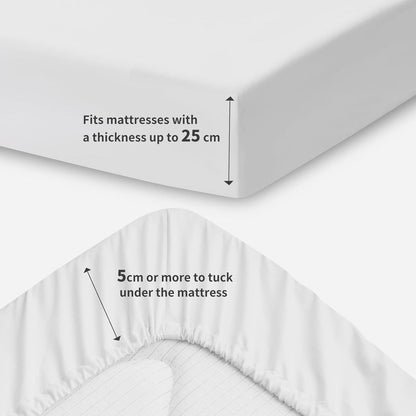 Spannbettlaken 180x200 Mikrofaser feuchtigkeitsabsorbierend