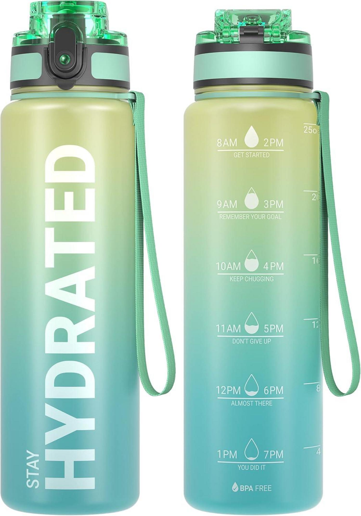 Sport Trinkflasche BPA-frei Tritan Auslaufsicher 750ml Grün