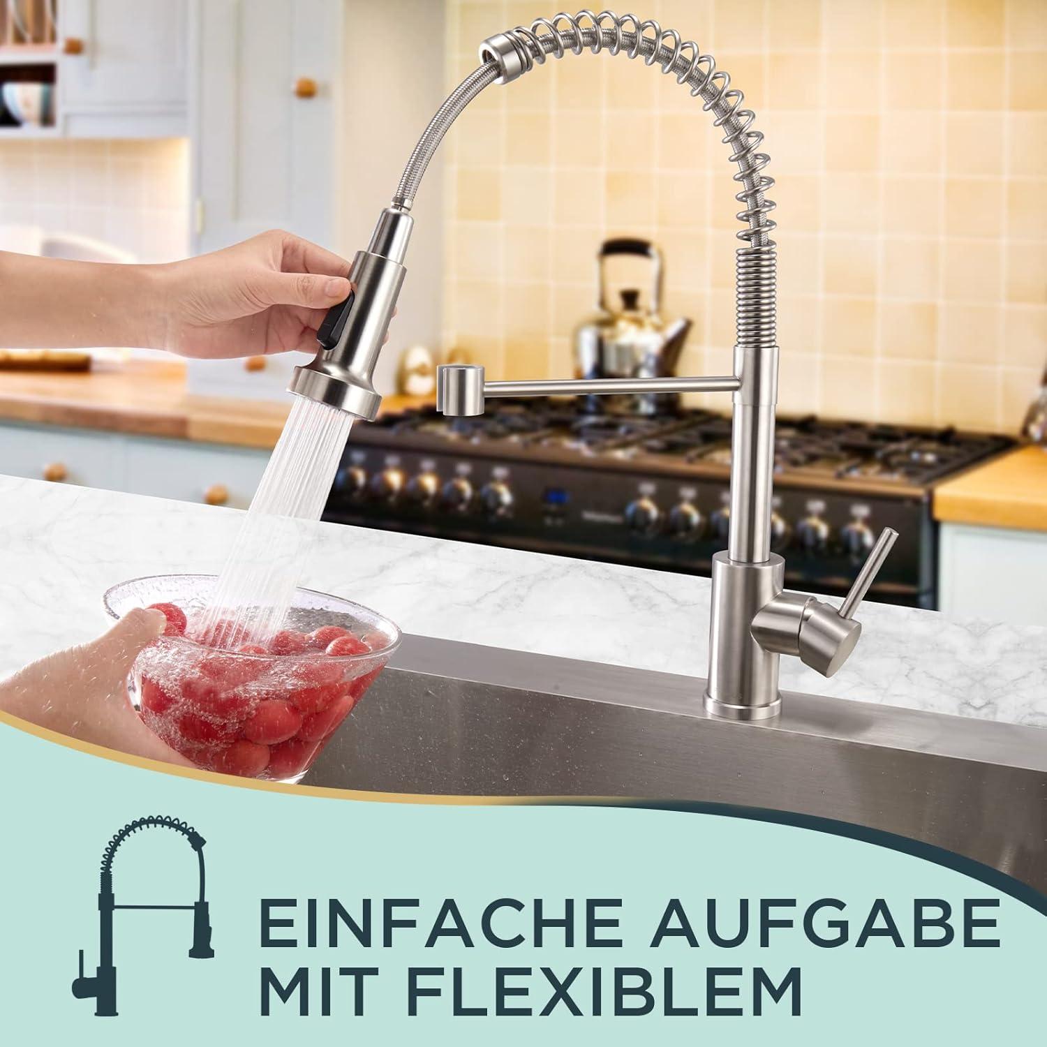 Hochwertige Küchenarmatur mit