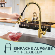 FORIOUS Hochwertiger Wasserhahn Küche mit hoher Bogenarmatur