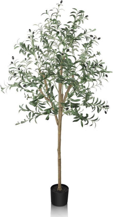 Kunstpflanze Olivenbaum künstlich 170cm groß für Innenraum