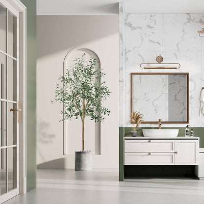 Kunstpflanze Olivenbaum künstlich 170cm groß für Innenraum