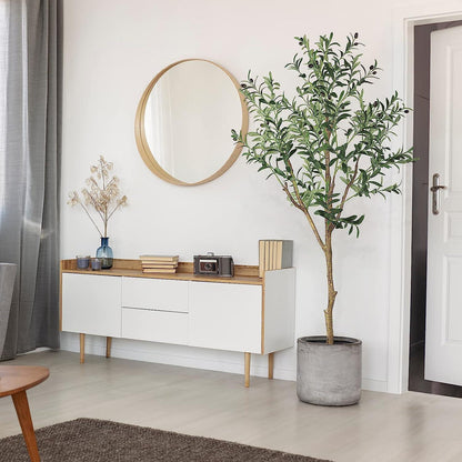 YOLEO Kunstpflanze Olivenbaum künstlich 170cm Premium Polyestermaterial