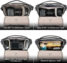 Besnfoto Kameratasche DSLR Sling Bag Wasserdicht Schwarz