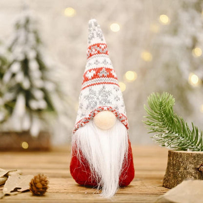 Weihnachtswichtel Gnom Figuren Handmade Plüsch 17cm, 3er Set
