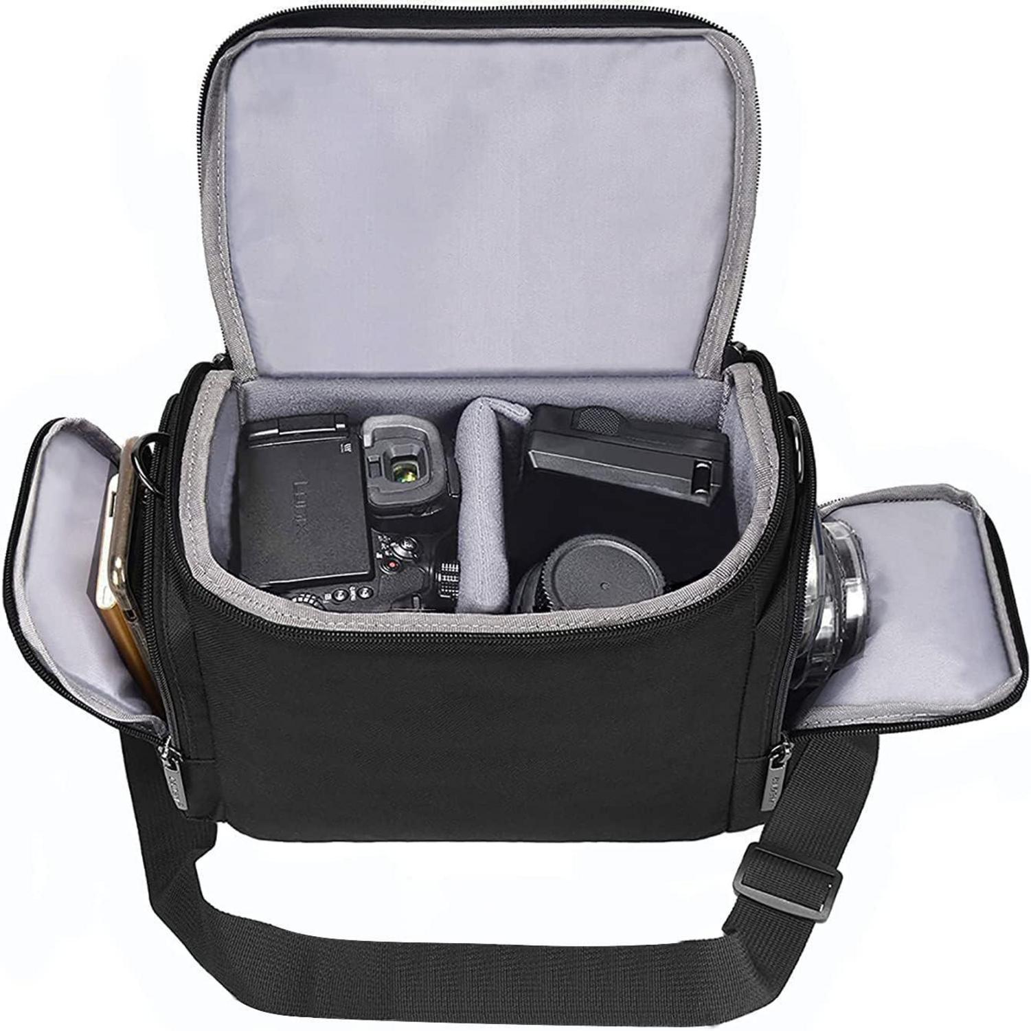Kameratasche SLR Fototasche Wasserdicht Groß Schwarz für Canon Nikon