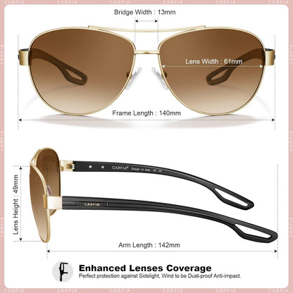 Polarisierte Sonnenbrille Damen Retro UV400 Schutz Sport Outdoor