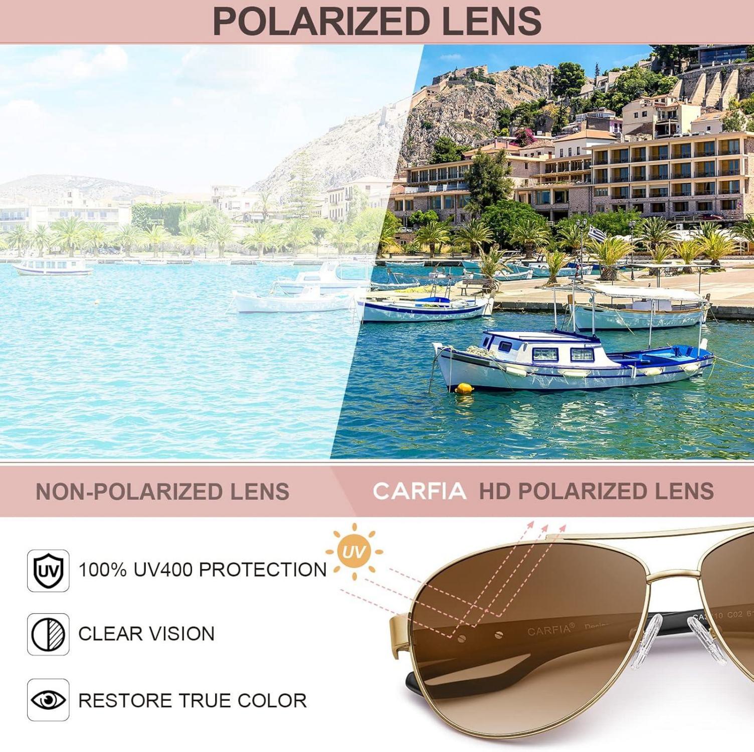 Polarisierte Damen Herren Sonnenbrille UV400 Schutz Outdoor Sport