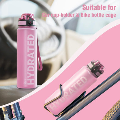 Sport Trinkflasche 750ML BPA-frei Auslaufsicher Wasserflasche Yoga Camping