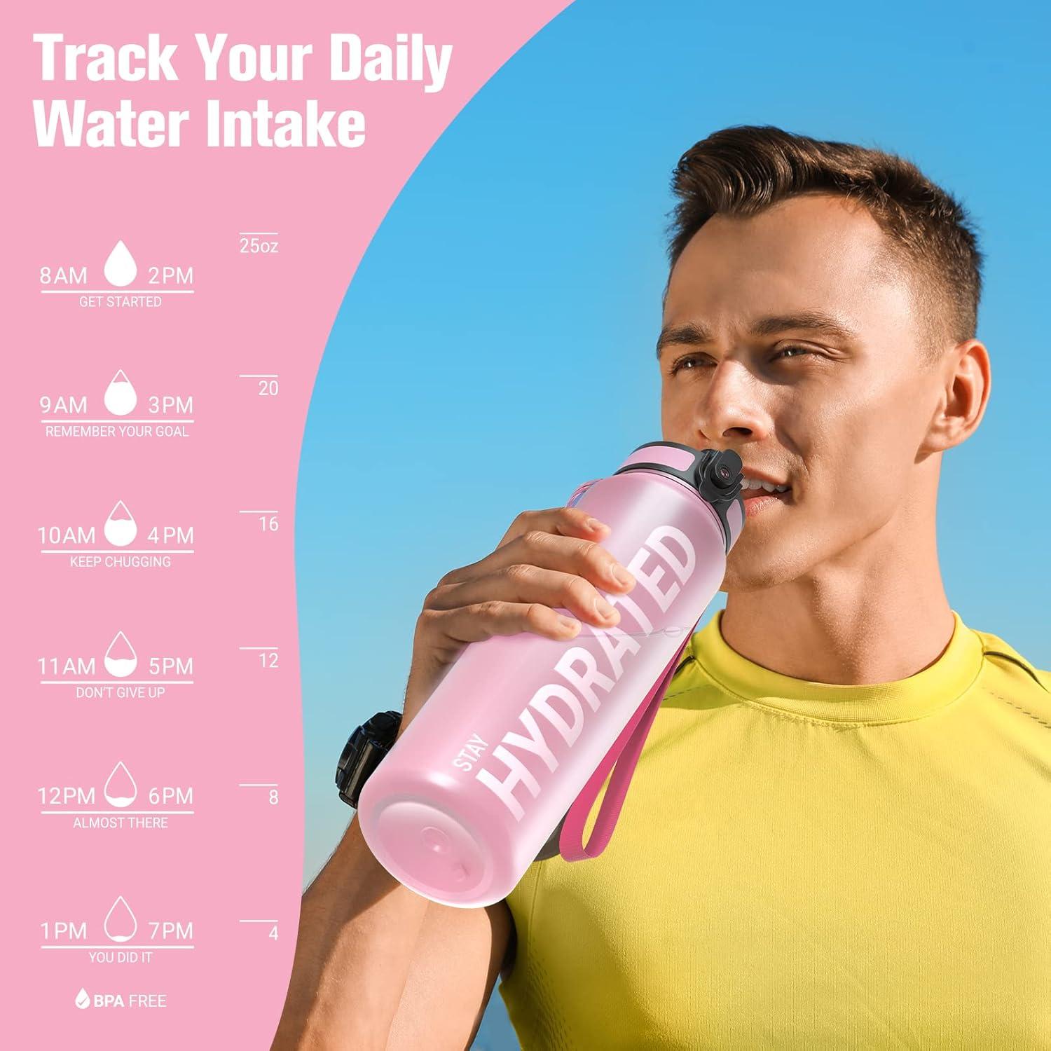 Trinkflasche BPA-frei Tritan 750ML Auslaufsicher für