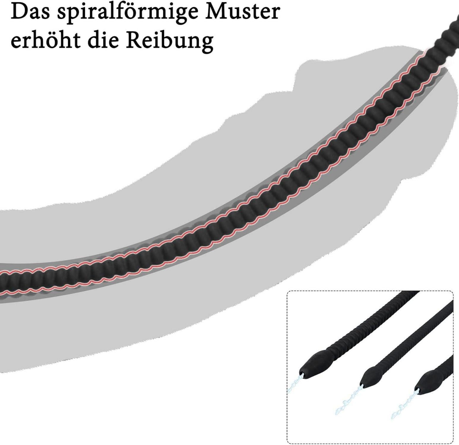 Silikon Dilator Harnröhre Stecker Penis Plug Ø 6mm Schwarz