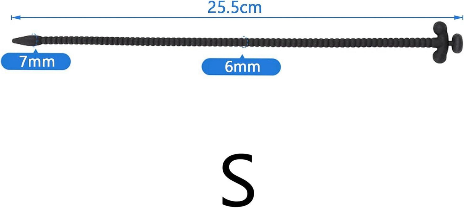 Silikon Dilator Harnröhre Penis Plug Stecker 3 Größen Katheter Männer SM Ø 6mm