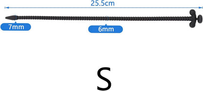 Silikon Dilator Harnröhre Penis Plug Stecker 3 Größen Katheter Männer SM Ø 6mm