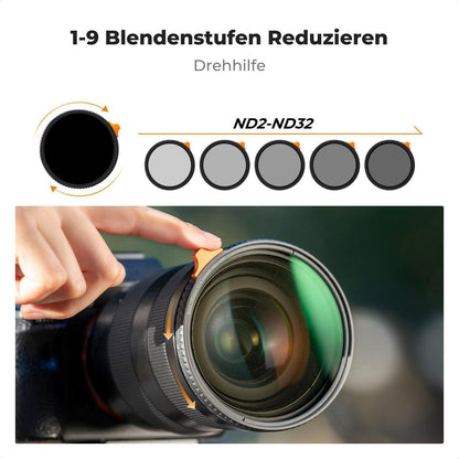 2-in-1 Black Mist & Variabler ND Filter 49mm