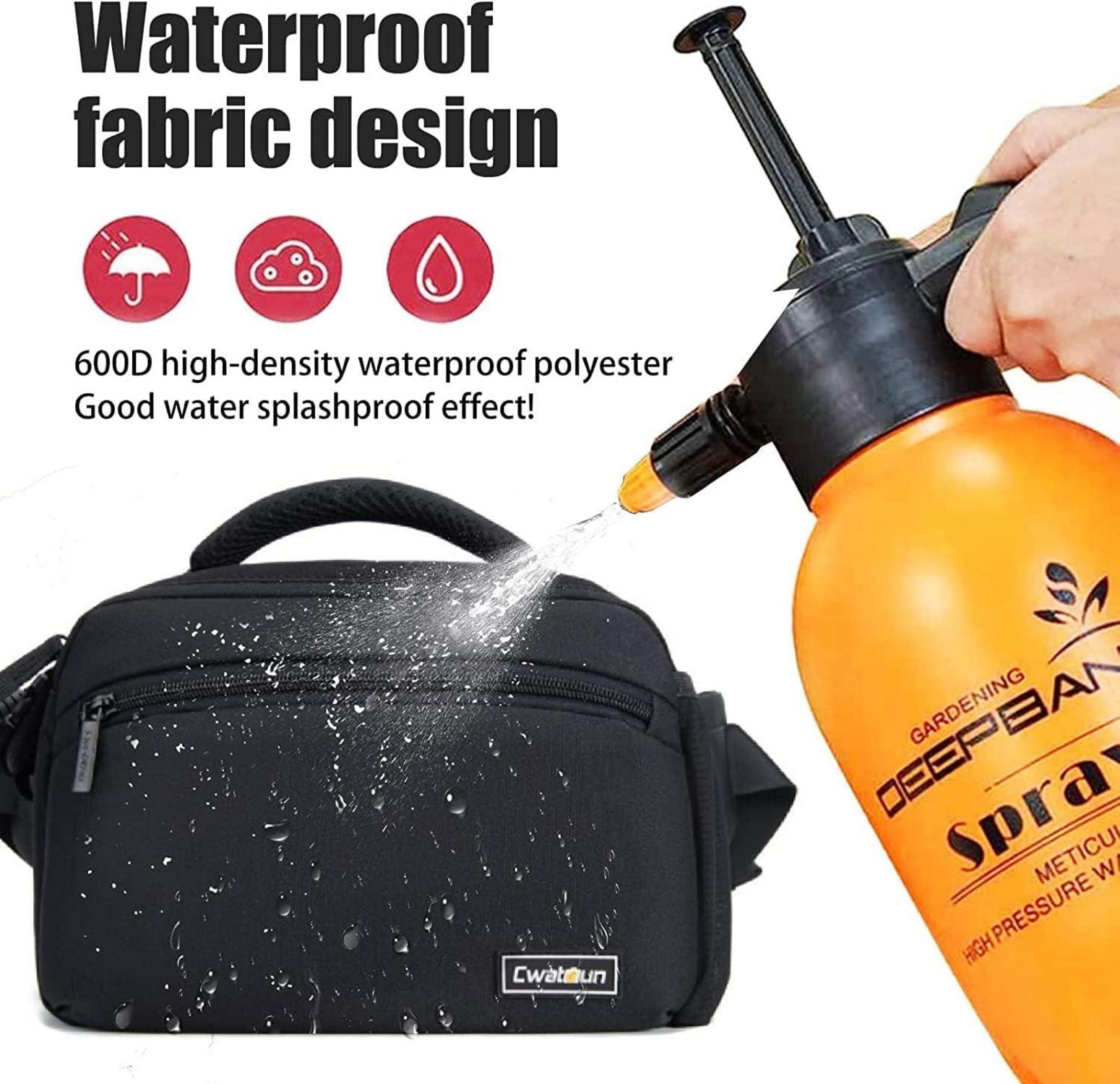 Kameratasche Gürteltasche Wasserdicht für DSLR/SLR Kamera Schwarz