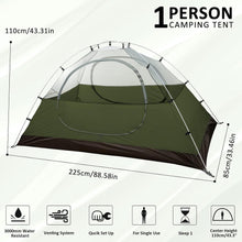 Ultraleichtes Campingzelt 1 2 3 Personen, Wasserdicht