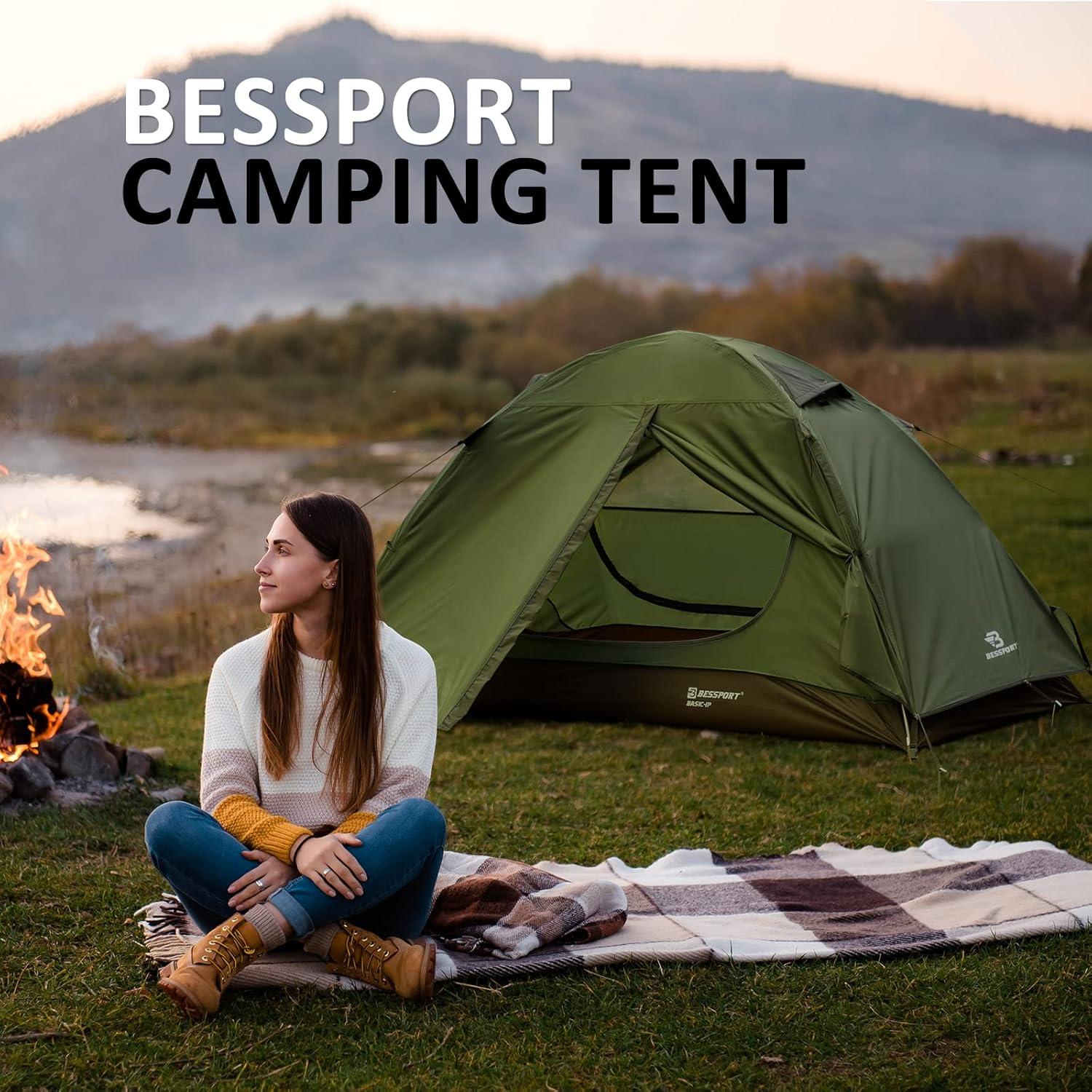 Ultraleichtes Campingzelt für 1-2 Personen, 3-4 Saison, Wasserdicht