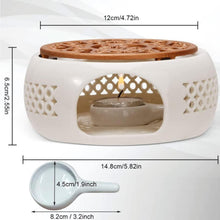 Keramik Stövchen Teewärmer Teekanne Teelichthalter Herdmatte