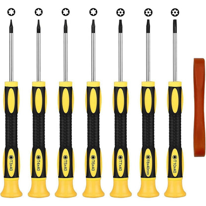 Torx Schraubendreher Set 7tlg. mit Hebelwerkzeug für Konsolen & Computer