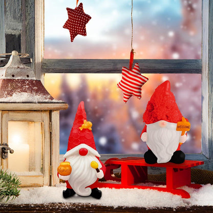 3D Silikonform Weihnachten Wichtel DIY Epoxidharz Fondant Schokoladenform