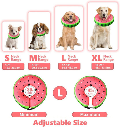 Aufblasbare Halskrause Hund & Katze, Leckschutz für