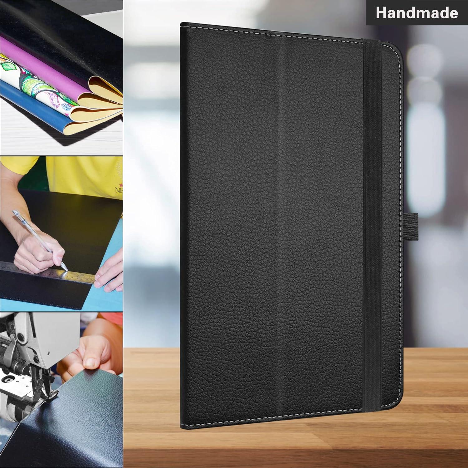 Schwarz PU Leder Hülle für Lenovo Tab P11 Pro 11.2 Zoll 2nd Gen