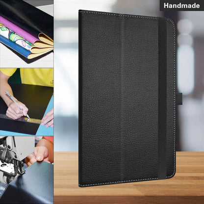 Schwarz PU Leder Hülle für Lenovo Tab P11 Pro 11.2 Zoll 2nd Gen