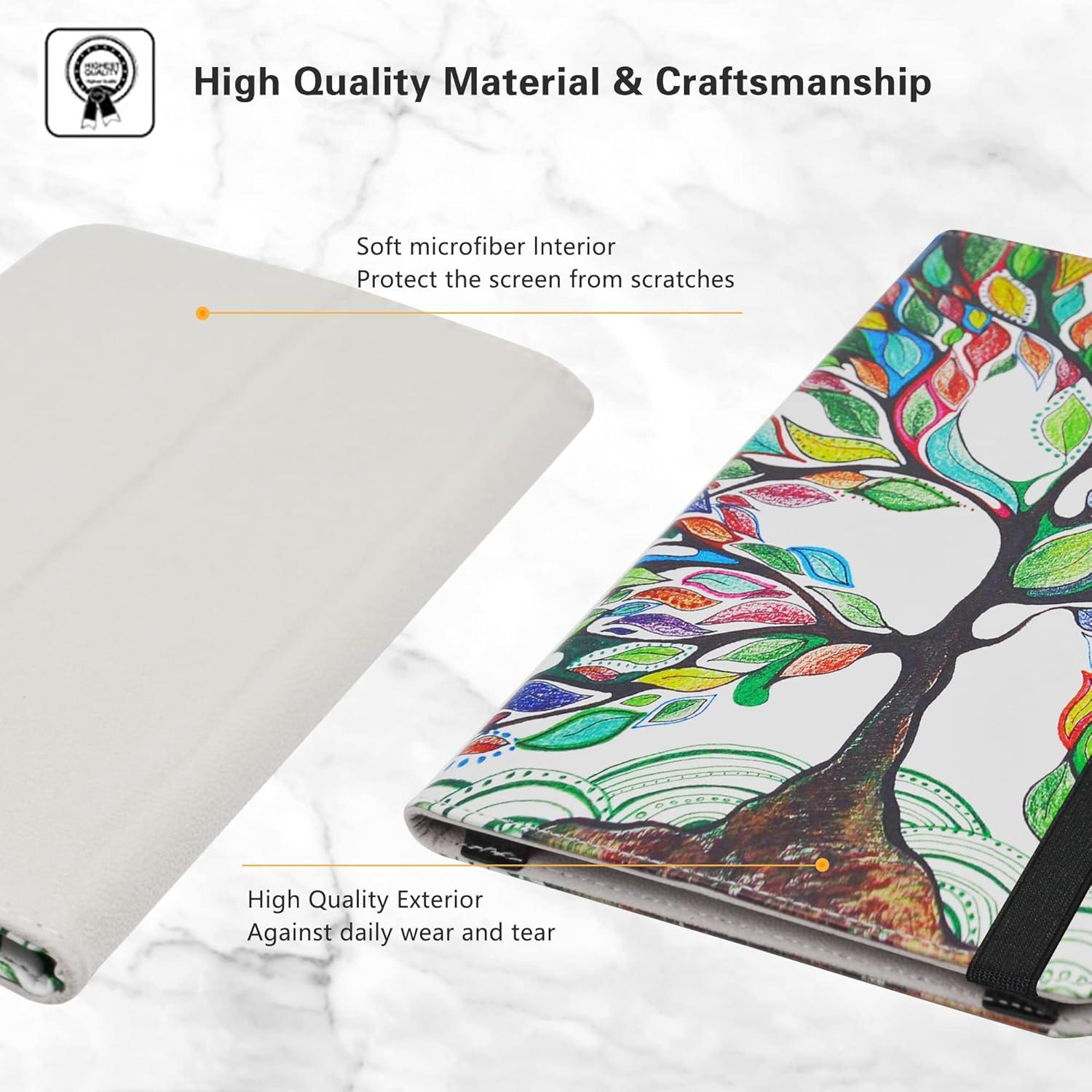 Hülle Lenovo Tab P11 Pro 2nd Gen 11.2 Zoll Folding Case Ständer Love Tree