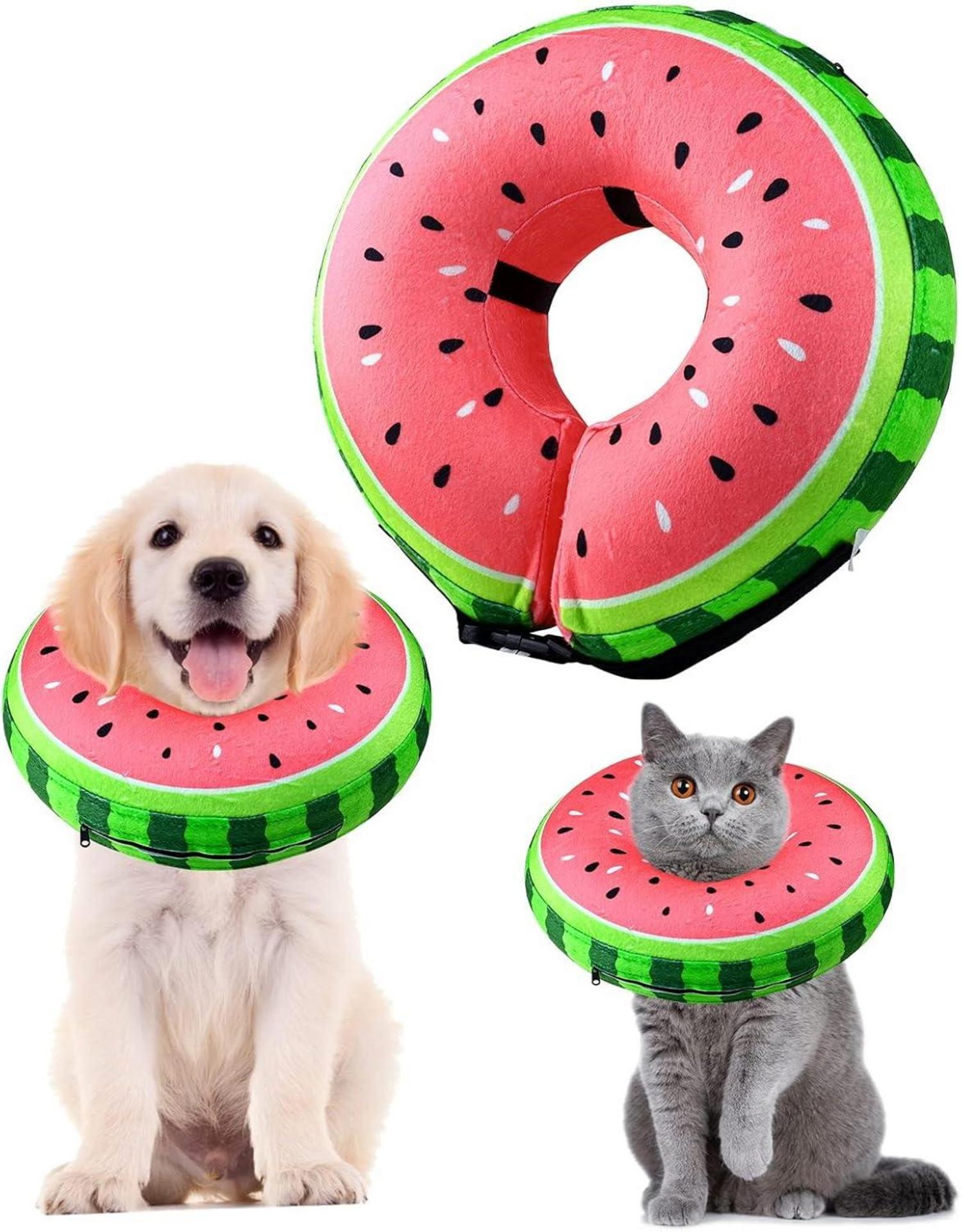 Aufblasbare Halskrause Hund Katze Leckschutz Operation Wunden S