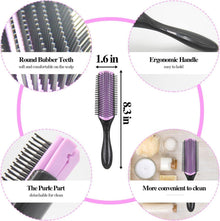 Detangle Haarbürste Set für Naturhaar Haare 3a-4c mit