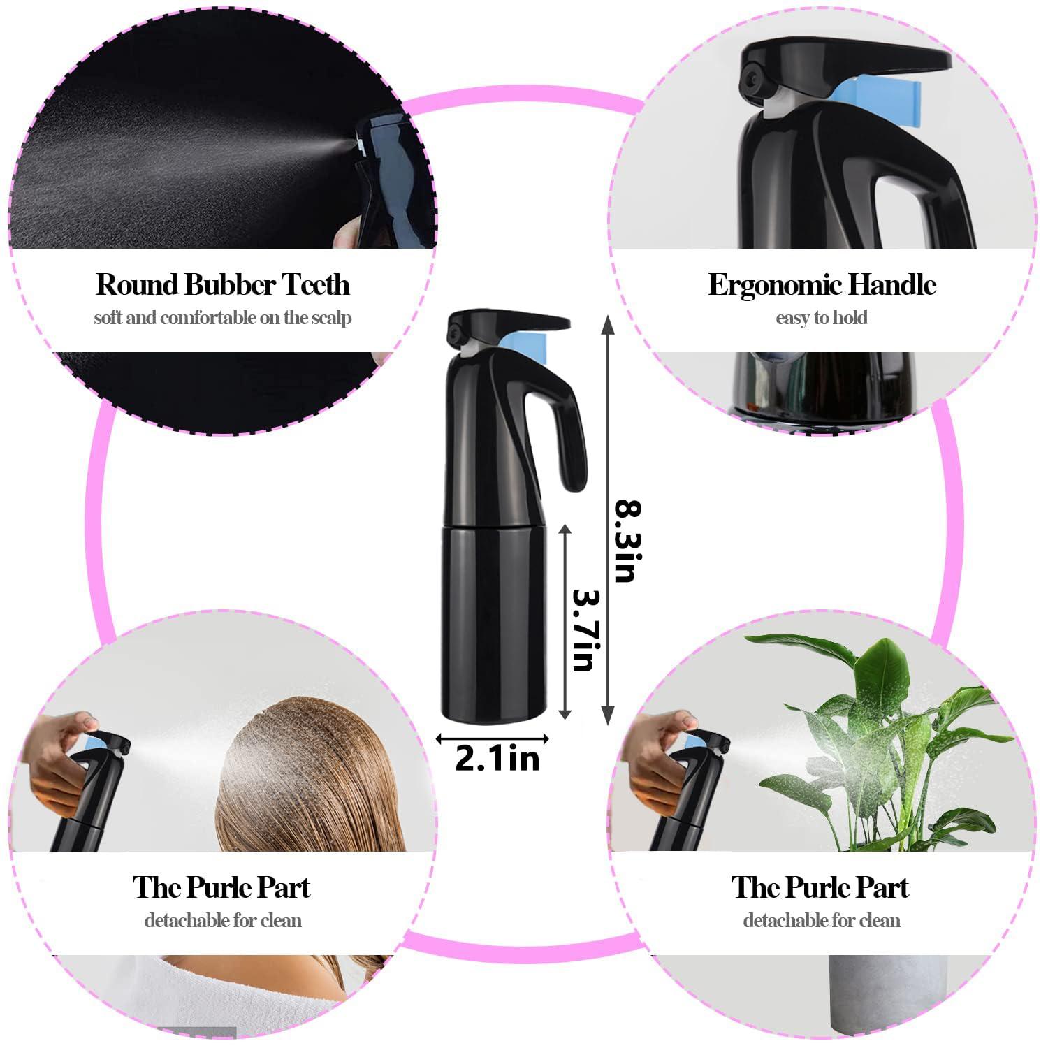 Detangle Haarbürste Set Naturhaar Afro Haare 3a-4c, Schlafmütze Satin Bonnet