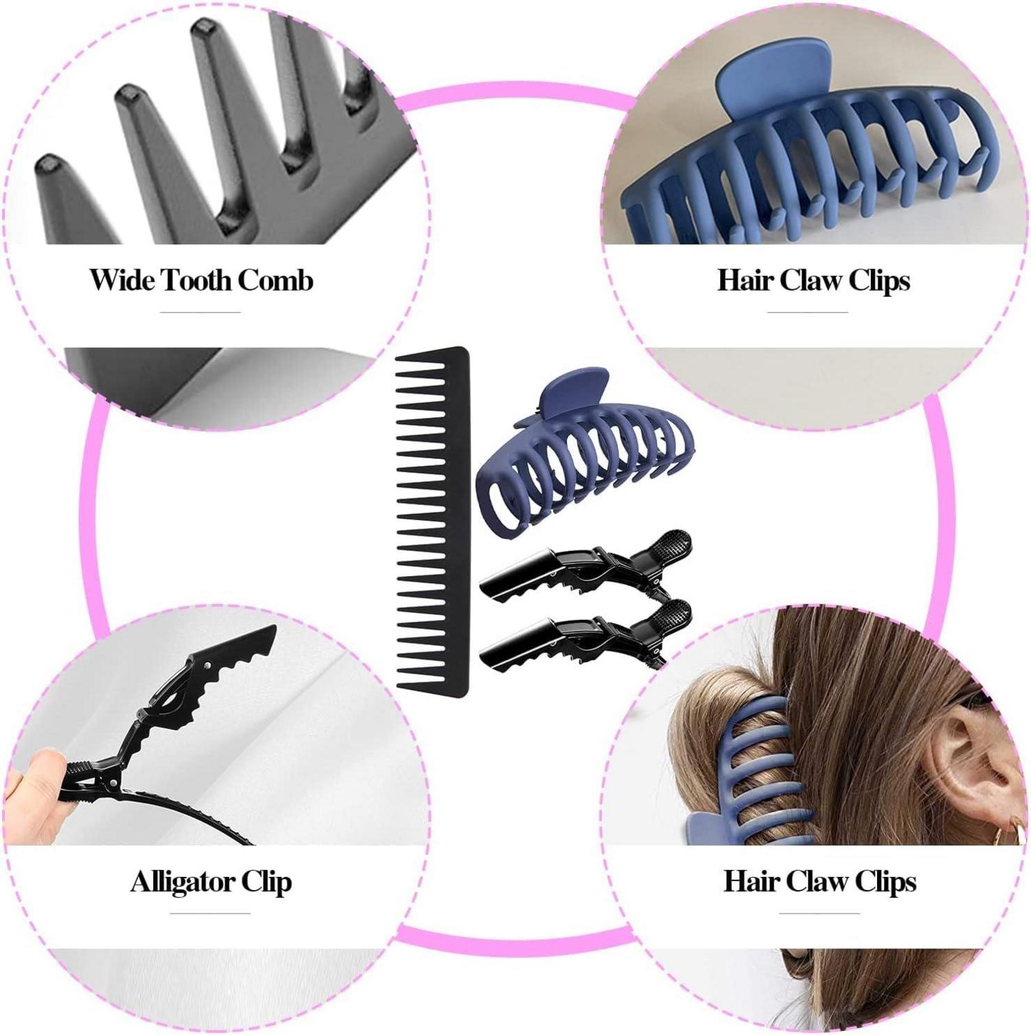 Detangle Haarbürste Set Naturhaar Afro Haare 3a-4c, Schlafmütze Satin Bonnet