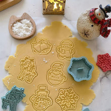 6er Set Weihnachtsausstechformen, Keksformen aus Kunststoff