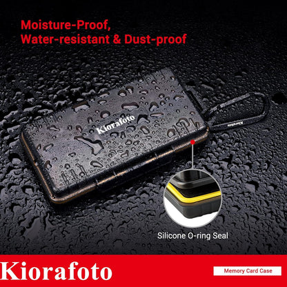 SD Karten Aufbewahrung Case 36er-Pack 3 Farben - Wasserbeständig & Stoßfest