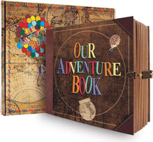 DIY Vintage Travel Scrapbook Album 8.9x7.7 Inch - Geschenk für