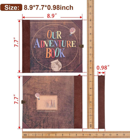 Fotoalbum Scrapbook Album Vintage Reise DIY Adventure Book