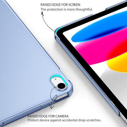 Hülle für iPad 10.9 Zoll A2757/A2777, Ultradünn Matt Rückseite Schutzhülle Case