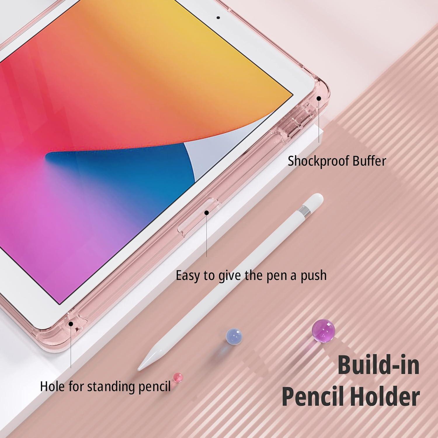iPad 10.2 Zoll Stoßfeste Schutzhülle mit Stifthalter