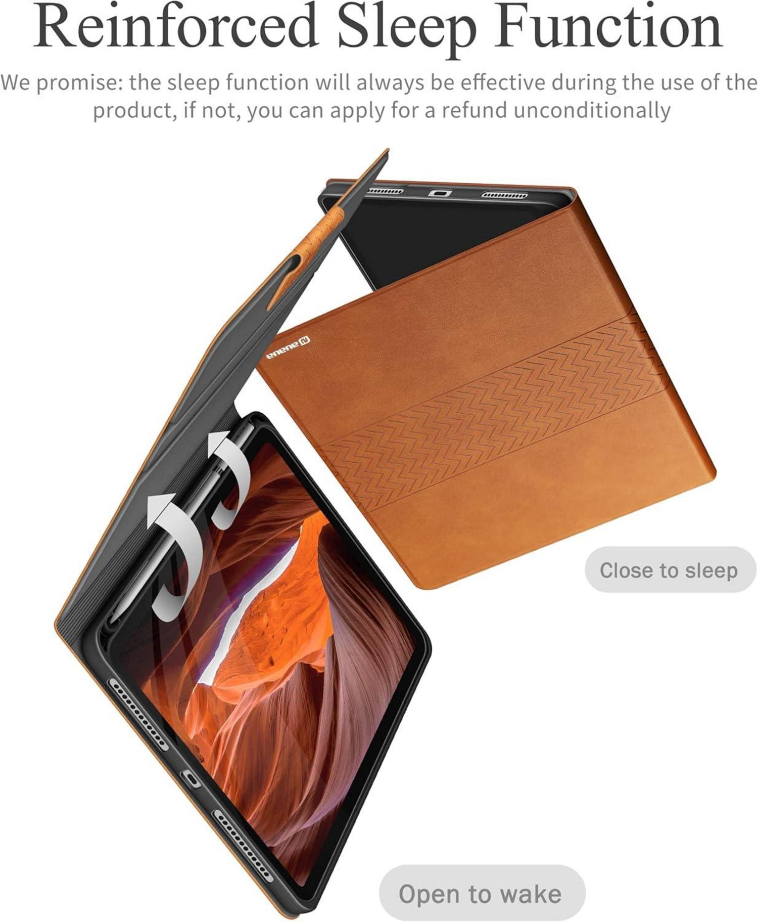 AUAUA iPad 10. Generation 2022 10,9 Zoll Hülle Apple Pencil Schlaf/Aufwach