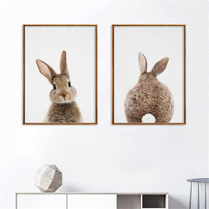Kaninchen Poster Set Kinderzimmer Deko 50x70cm 2er Pack