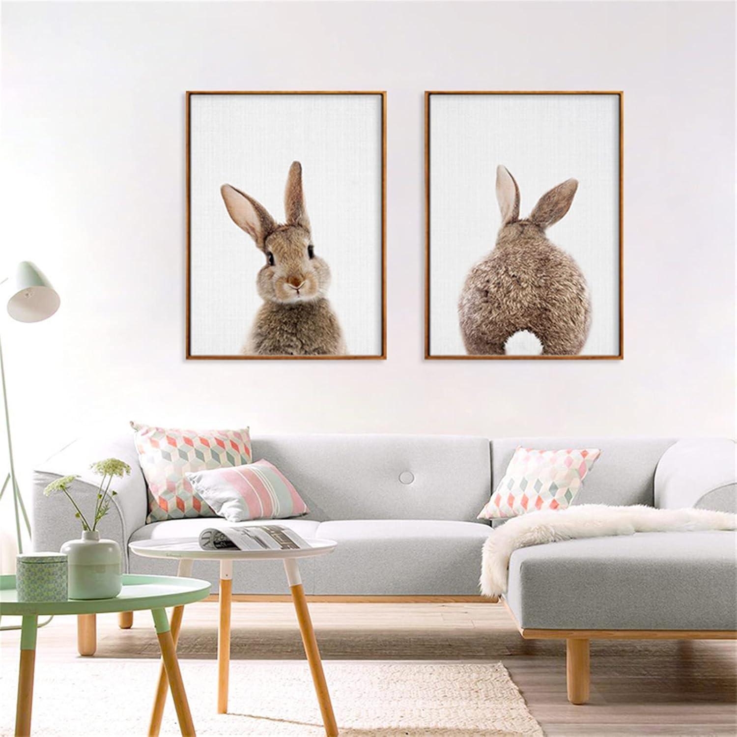 Trayosin Kaninchen Poster Set Kinderzimmer Deko Mädchen