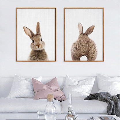 Trayosin Kaninchen Poster Set Kinderzimmer Deko (50x70cm) 2er Set