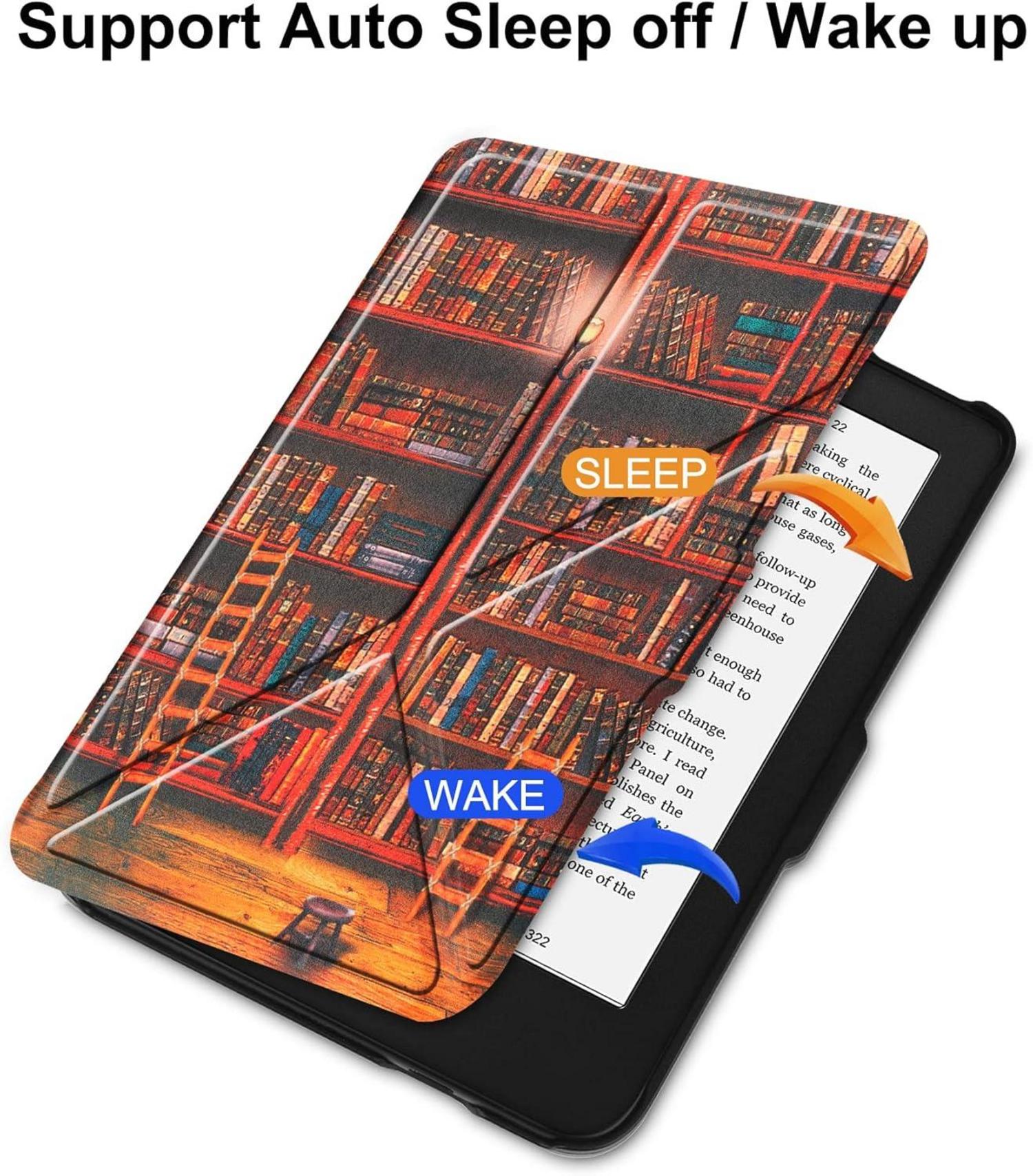 VOVIPO Slimshell Hülle für Tolino Shine 5/4 & Kobo Clara BW/2E, Slim Fit Stand Hülle