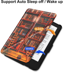 VOVIPO Slimshell Hülle für Tolino Shine 5/4 & Kobo Clara BW/2E, Slim Fit Stand Hülle