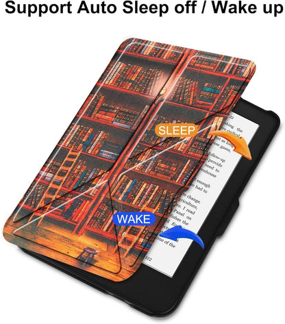 VOVIPO Slimshell Hülle für Tolino Shine 5/4 & Kobo Clara BW/2E, Slim Fit Stand Hülle