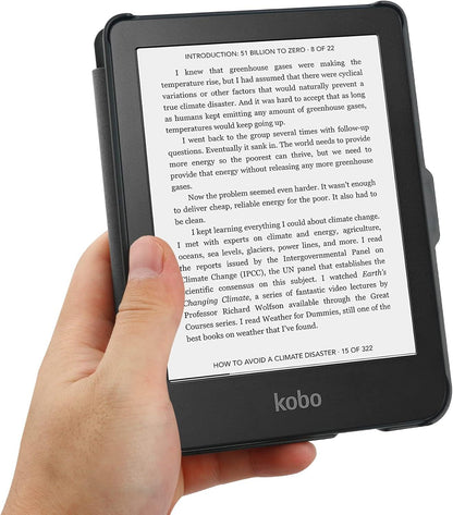 VOVIPO Slimshell Hülle für Tolino Shine 5/4 & Kobo Clara BW/2E, Slim Fit Stand Hülle